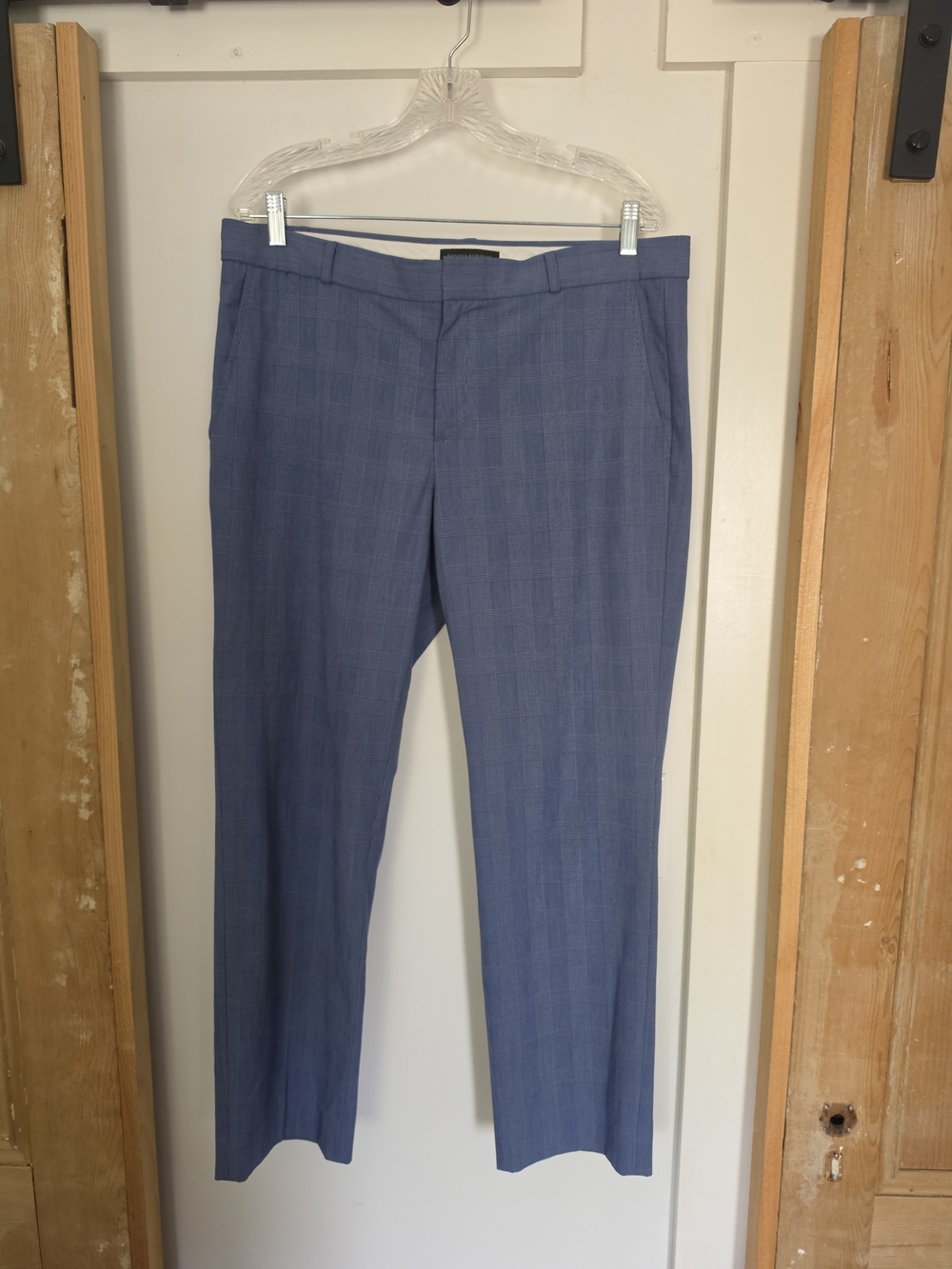 Banana Republic Women's "Ryan" Straight Leg Dress Pants in Blue (12)